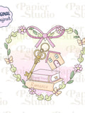 Small Town Romance Floral Frame PNG SVG, Cute Bookish Clipart, Kindle Sticker Design, Booklover Commercial Use, Romance Book Lover Design Love Romance Flower