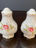 Royal Albert Jubilee Rose Salt and Pepper Shakers with Plugs flower spore
