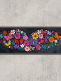 Butterfly Heart Panorama Art Print: Vibrant Floral Romance Love Romance Flower