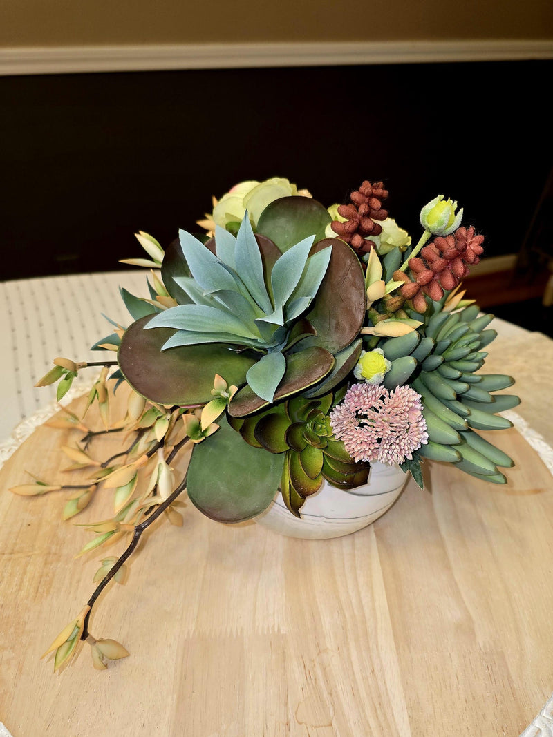 Small Succulent Arrangement house warming flower
