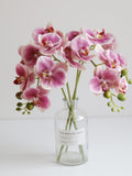 Artificial Butterfly Orchid Ð 17 inch Real Touch Faux Flowers for Dining Table Centerpiece, Wedding DŽcor & Home Decoration faux plants