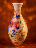 3D Colorful Blooming Flowers Puzzle Vase, DIY Jigsaw Vase, Unique Home Decorative Flower Vase, House Warming Gift, Fun Craft Gift for Kids house warming flower