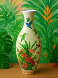 3D Flying Hummingbird Puzzle Vase, DIY 3D Jigsaw Flower Vase, Modern House Warming Decoration, 3D Assembly Art Vase, Fun Craft Gift for Kids house warming flower