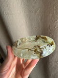 Floral Resin Ring Holder Dish: Bridal Jewelry Tray with Preserved Flowers wedding flower