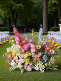 Faux Floral Ground Arrangement,Wedding Ground Flower,Floral Flower Runner,Wedding Swag Flower Arch,Centerpieces Bridal Shower Aisle Flower wedding flower