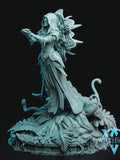 Rotbloom Priestess | Fungal Miniature | Witchsong Miniatures | 3D Resin Print flower spore