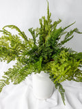 Herringbone Fern Greenery Stem, Faux Fern Foliage, Realistic Artificial Greenery Decor faux plants