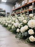Wedding Flowers Floor,Flowers Arrangements Isle,Aisle Ground Flowers,Wedding Greenery Flowers,Table Centerpieces,Church Decor wedding flower