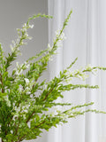 32" Faux Sage Plant Branch - Artificial Plant - Bright White faux plants