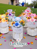 Hello Kitty, Kuromi, Pompompurin, Sanrio Bouquet, Kawaii Plush Bouquet, Crochet Flower Bouquet, Birthday Gift, Gift for Her Bouquet