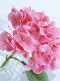12.6 '' Real Touch Hydrangea Stem, Silk Flowers for Home Decorations, Wedding Gifts, Gift for Her, Artificial Flower, Natural Look Flowers silk flower