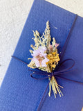 Mini Dried Flower Bouquet: Natural Wedding Boutonniere, gift wrapping, home decoration house warming flower