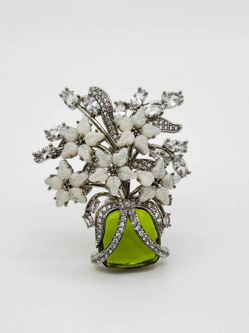 French vintage bouquet brooch pin, exquisite brooch, party brooch FLOWER DELIVERY