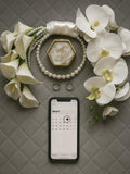 Handmade White Orchid & Calla Lily Bridal Bouquet: Pearl Handle Bouquet