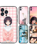 Anime Gentle Flower Hidden Love Story Stylish Protective Phone Case | Fits iPhone, Samsung and Other Devices Love Romance Flower