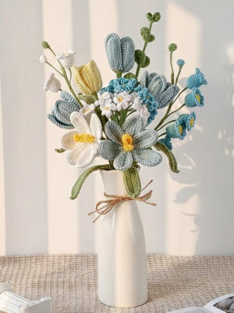Crochet Tulip Bouquet: Handmade Everlasting Floral Gift birthday flower
