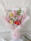 Everlasting Birthday Gift: Handmade Crochet Flower Bouquet sympathy flower