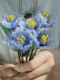 Hand Blown Glass February Birth Flower Violet Ð A Thoughtful Gift for Birthdays & Anniversaries birthday flower