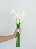 Faux Calla Lily Bouquet, White Calla Lily Bridal Bouquet, Real Touch Faux Floral Bouquet, Calla Lily Bouquet, Wedding Bouquet, Calla Lily wedding flower