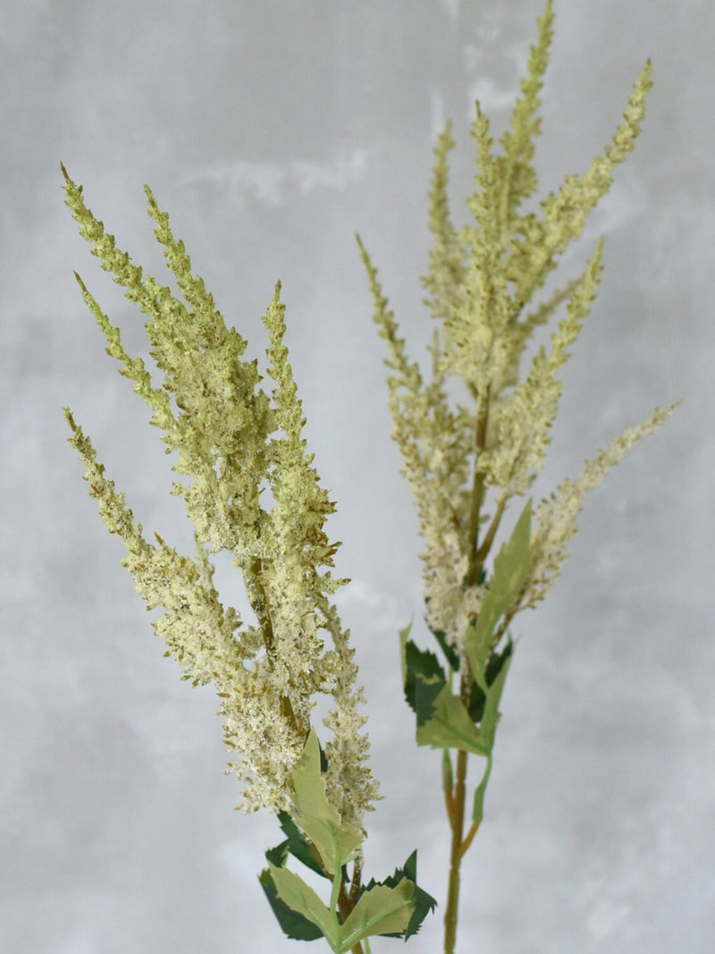 Faux Green White Astilbe Chinensis / High Quality Artificial Flower / Wedding / Bouquet / Arrangement / Decorations / Home Decor / Gifts FLOWER DELIVERY