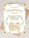 Floral Housewarming Invitation Template: Editable New Home Party Invite (Digital Download) house warming flower