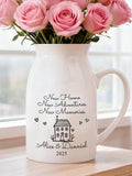 First Home Flower Vase,New Home Gift, Our First Home Gifts Flower Vase, First House Gifts, Moving In Gifts, New Couple Gifts, Housewarming house warming flower