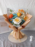 Handmade Crochet Rose Flower Bouquet: Everlasting Never wilt Valentine's Day Gift FLOWER DELIVERY