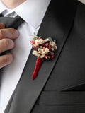 DND Fantasy Men Wedding Flowers Dice Boutonniere, DND Wedding Boutonniere, Groom Boutonniere, Bride and Groom Flowers, Wedding Gifts wedding flower
