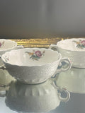 Antique Copeland Spode Soup Bowls Ð SpodeÕs Jewel, Heath & Rose, 1926 flower spore