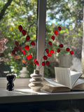 Stained Glass Physalis Bouquet: Autumn Home Decor Bouquet