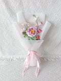 Crochet Peony Bouquet: November Birth Flower, Handmade Everlasting Gift FLOWER DELIVERY