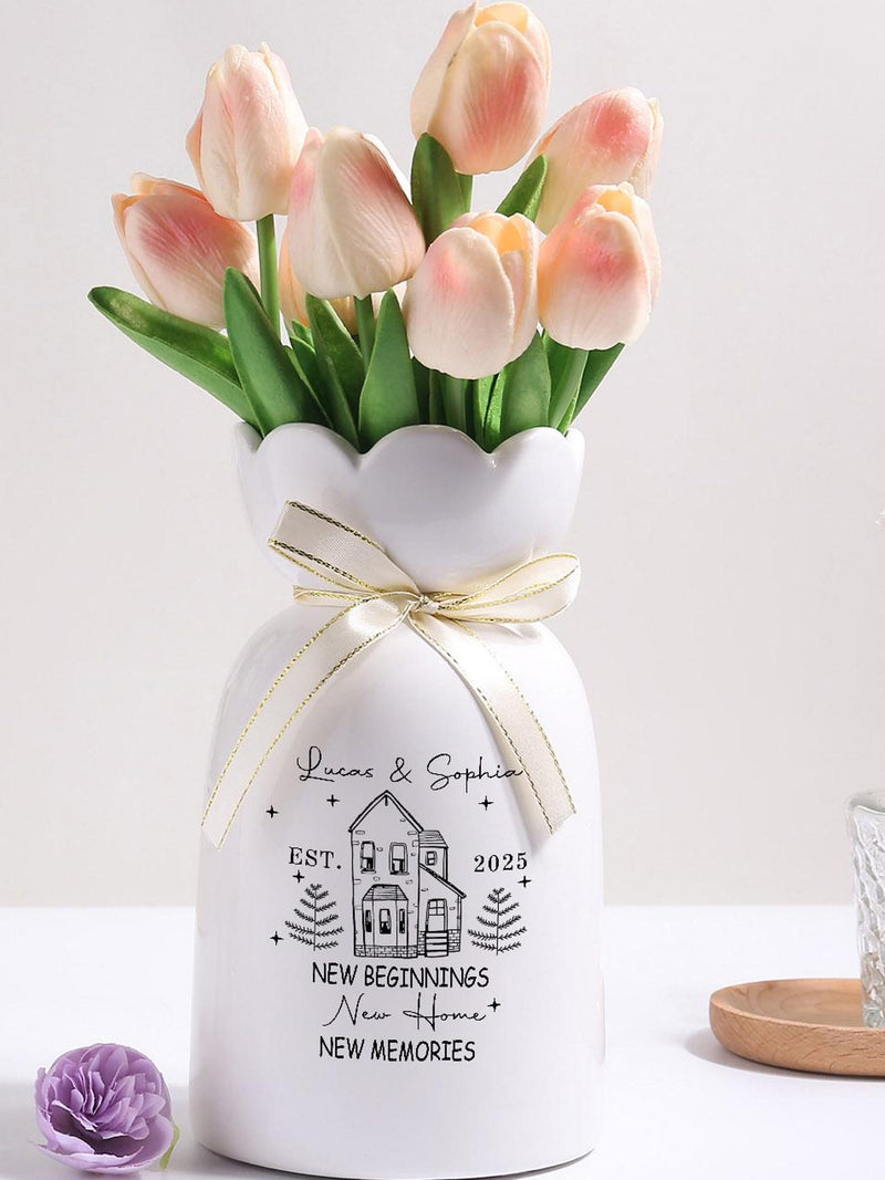 Personalized New Home Gift Jug,First Home Flower Vase,Housewarming Gift For Couple,Moving In Gifts,Sweet Home Gift,New Home Owners Gift Vase house warming flower