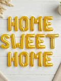 Home Sweet Home Balloon Banner: Housewarming Party Decorations house warming flower