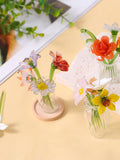 Glass Birth Month Flower Gift for Mom, Handblown Birth Flower Keepsake, Mother's Day Gift, Birthday Gift for Her, Home Decor birthday flower