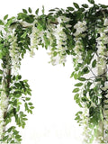 Silk Wisteria Vine Garland - 7 ft Artificial Hanging Flowers silk flower