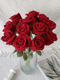 Handmade Crochet Rose, Everlasting Cotton Flower Gift ANNIVERSARY