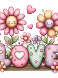 20 PNG Love floral Clipart illustration for crafts, cards, posters, scrapbooking, Valentine projects, spring digital design elements Love Romance Flower