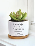 Loss of Father, Memorial Planter, Sympathy Gift for Passing of Dad, Grief Gift, Condolences, Bereavement Gift, Death of Father, Memorial sympathy flower