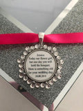 Personalised Wedding bouquet charm brooch something old pendant charm custom made keepsake gift bridesmaid flower girl maid of honour wedding flower
