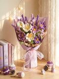 Purple Crochet Bouquet Ð Handmade Flower for Mother's Day / Class of 2026 Graduation Gift ANNIVERSARY