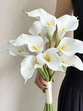 White Calla Lily Bridal Bouquet Wedding Bouquet Bridesmaid Bouquets Bouquet