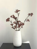 Long Stems Berries, Red Berry Stems, Fake Berry, Faux Flower for House Warming, Decorations Crafts, Wedding Holiday Season Decors house warming flower