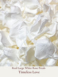 1 Litre Biodegradable Wedding Confetti - White Rose Petals - Dried Flower Confetti - Flower Girl Basket - Aisle Decor - Wedding Decorations wedding flower