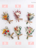 Bohemian Eucalyptus Mini Flower Bouquet/Handmade Dried Eucalyptus & Hydrangea/Wedding Favor Gift Set with Love Grass/mini Flower FLOWER DELIVERY