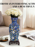 3D Floral Patterns Puzzle Vase with Stand Ð Unique DIY Home Decor Gift for Flowers Display, House Warming Gift, 3D Assembly Art, Craft Gifts house warming flower