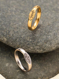Personalized Birth Flower Ring, Dainty Custom Stacking Ring, Minimalist Floral Jewelry, Gift for Mom, Bridesmaid, Size US(3-12), mothers day wedding flower