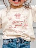 Custom Flower Girl Shirt, Flower Girl Proposal Gift, Toddler Wedding Party Tee, Flower Girl gift, Wedding Party Gift, toddler flower girl wedding flower