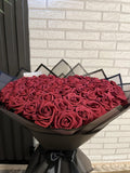Luxury Red Rose Bouquet, Eternal Rose Bouquet, Rose Gift, Handmade Rose Bouquet, Perfect Gift for Valentine's Day, Birthday, Mother's Day Bouquet