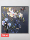 Museum collection handmade silk art Magnolia flower MG 36082 silk flower