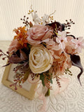 Minimalist Blush & Cream Bridal Bouquet Bridesmaid Bouquets Bouquet